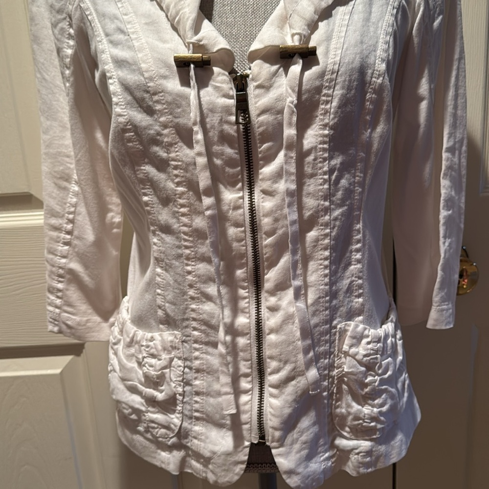 XCVI White light weight jacket - Picture 7 of 7